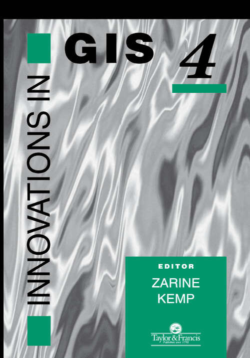 Book cover of Innovations In GIS