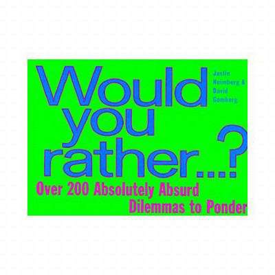 Book cover of Would You Rather...