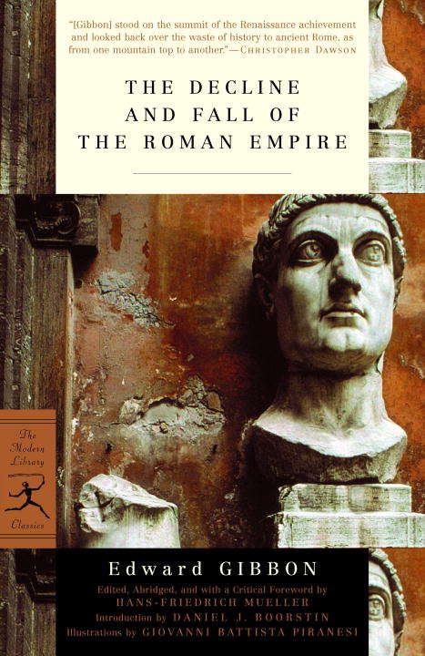 Book cover of The Decline and Fall of the Roman Empire