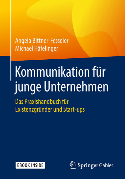 Book cover of Kommunikation für junge Unternehmen