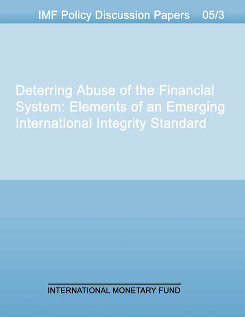 Book cover of IMF Policy Discussion Paper