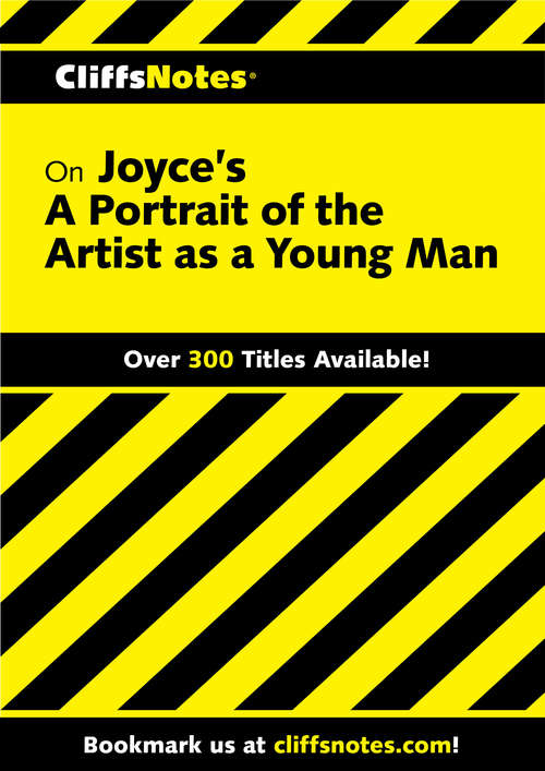Book cover of CliffsNotes on Joyce's Portrait of the Artist as a Young Man