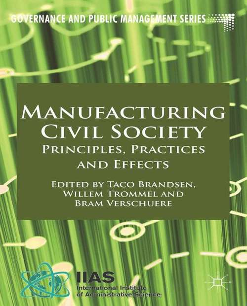 Book cover of Manufacturing Civil Society