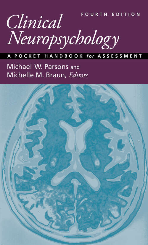 Book cover of Clinical Neuropsychology: A Pocket Handbook for Assessment (Fourth Edition)