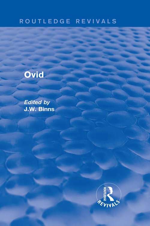 Book cover of Ovid (Routledge Revivals)