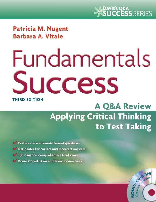 Book cover of Fundamentals Success: A Q & A Review Applying Critical Thinking to Test Taking (3rd Edition)