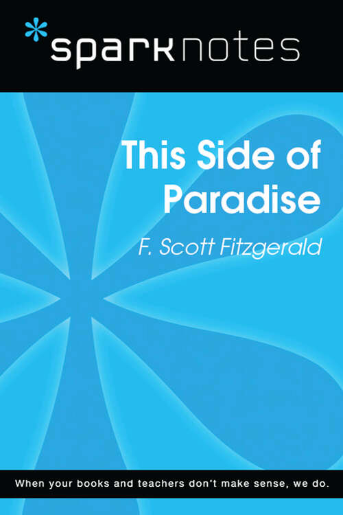 Book cover of This Side of Paradise (SparkNotes Literature Guide Series)
