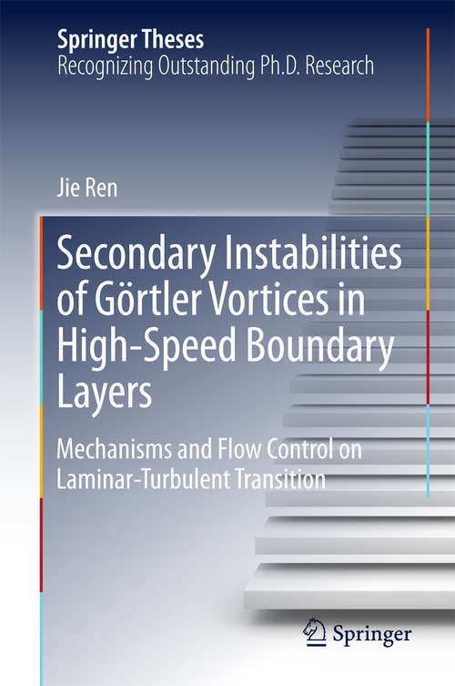 Book cover of Secondary Instabilities of Görtler Vortices in High-Speed Boundary Layers