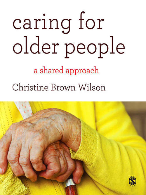 Book cover of Caring for Older People: A Shared Approach