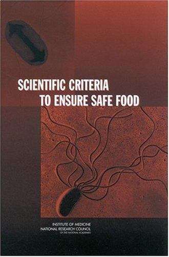 Book cover of Scientific Criteria to Ensure Safe Food