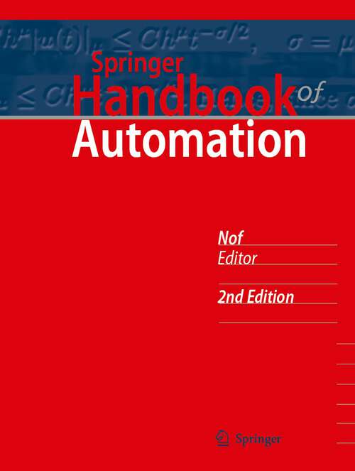 Book cover of Springer Handbook of Automation (2nd ed. 2023) (Springer Handbooks)