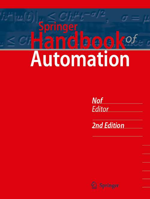 Book cover of Springer Handbook of Automation (2nd ed. 2023) (Springer Handbooks)