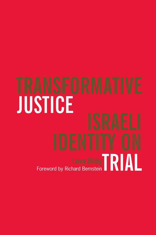 Book cover of Transformative Justice: Israeli Identity on Trial