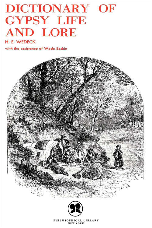 Book cover of Dictionary of Gypsy Life and Lore