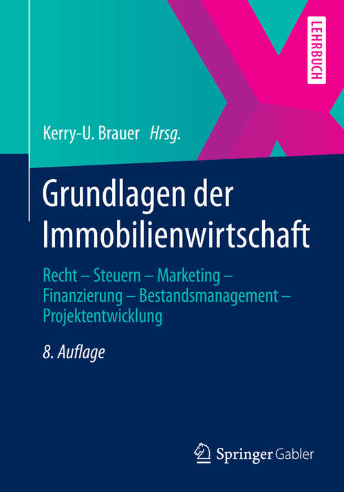 Cover image of Grundlagen der Immobilienwirtschaft