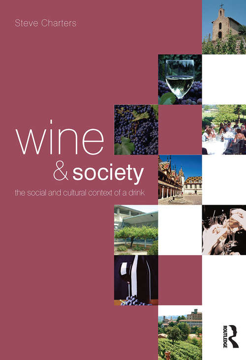 Book cover of Wine and Society