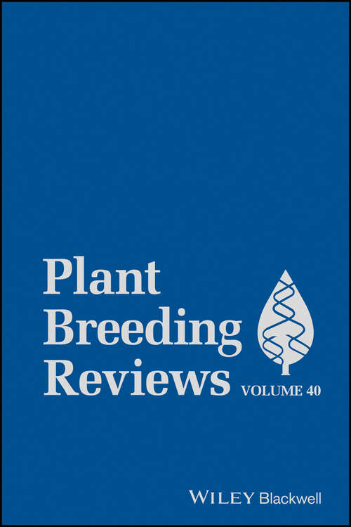 Book cover of Plant Breeding Reviews