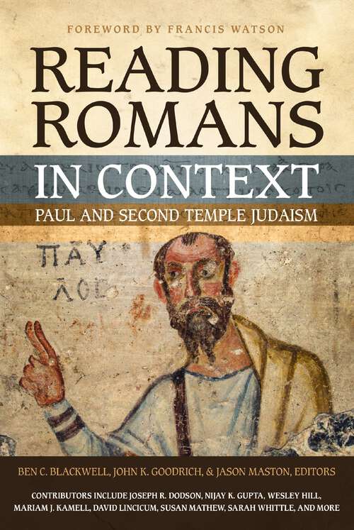 Book cover of Reading Romans in Context: Paul and Second Temple Judaism