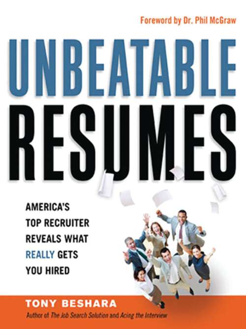 Book cover of Unbeatable Résumés