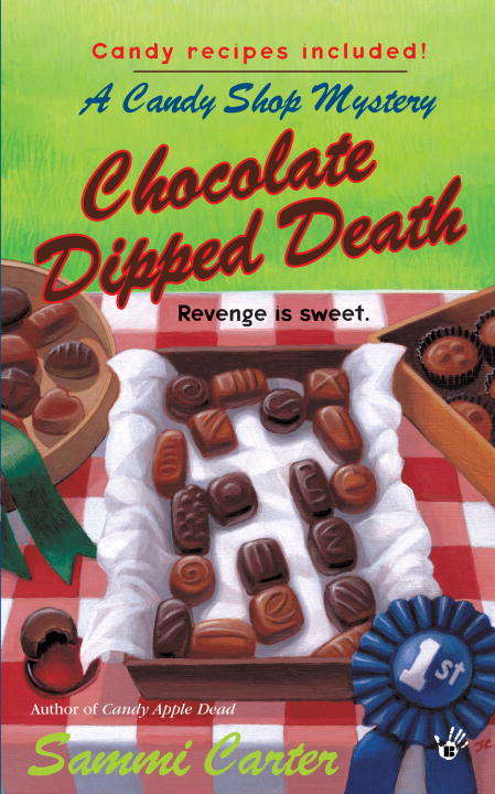 Book cover of Chocolate Dipped Death (Candy Shop Mystery #2)