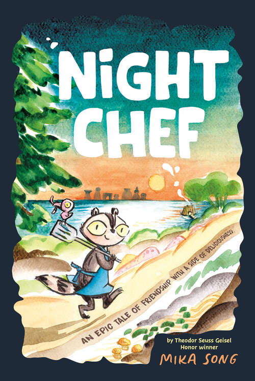 Book cover of Night Chef: An Epic Tale of Friendship with a Side of Deliciousness! (A Graphic Novel)