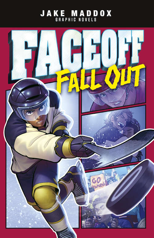 Book cover of Faceoff Fall Out (Jake Maddox Graphic Novels Ser.)