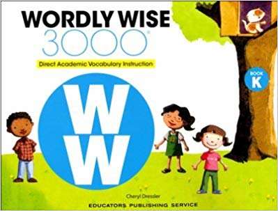 Book cover of Wordly Wise, Grade K
