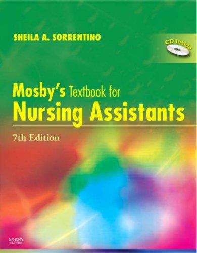 Book cover of Mosby's Textbook for Nursing Assistants