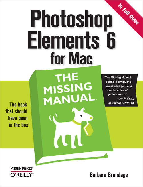 Book cover of Photoshop Elements 6 for Mac: The Missing Manual (Missing Manual)