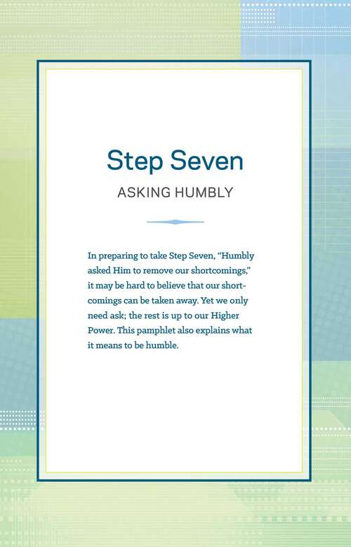 Book cover of Step Seven: Asking Humbly