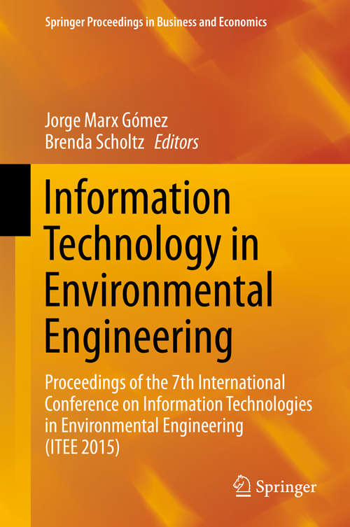 Book cover of Information Technology in Environmental Engineering