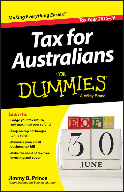 Book cover of Tax For Australians For Dummies