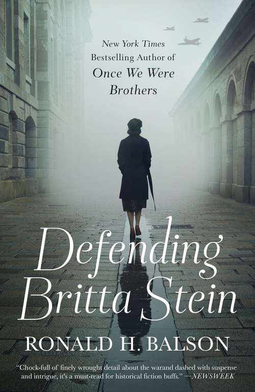 Book cover of Defending Britta Stein: A Novel (Liam Taggart and Catherine Lockhart #6)