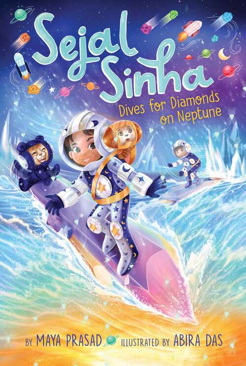 Book cover of Sejal Sinha Dives for Diamonds on Neptune (Sejal Sinha #3)