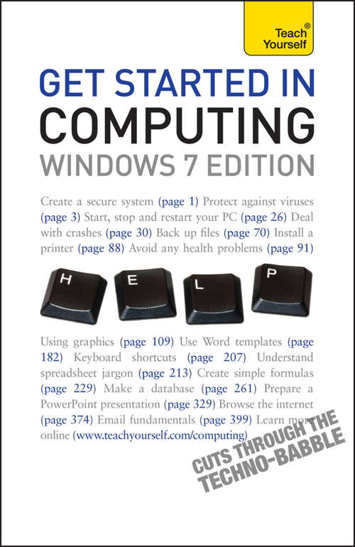 Book cover of Get Started In Computing: Teach Yourself
