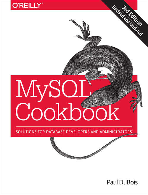 Book cover of MySQL Cookbook