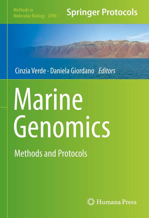 Marine Genomics: Methods and Protocols (Methods in Molecular Biology #2498)