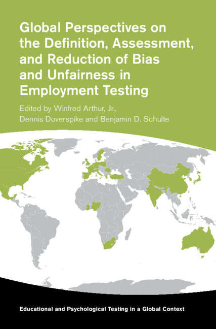 Book cover of Global Perspectives on the Definition, Assessment, and Reduction of Bias and Unfairness in Employment Testing (Educational and Psychological Testing in a Global Context)