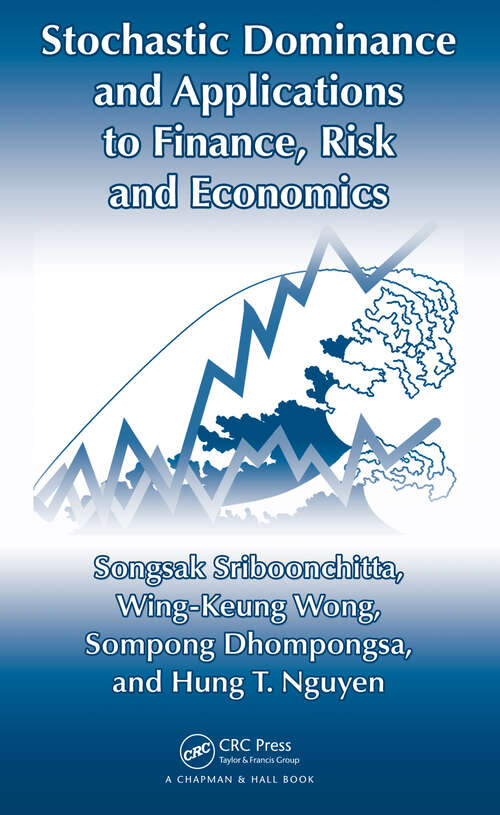 Book cover of Stochastic Dominance and Applications to Finance, Risk and Economics (1)