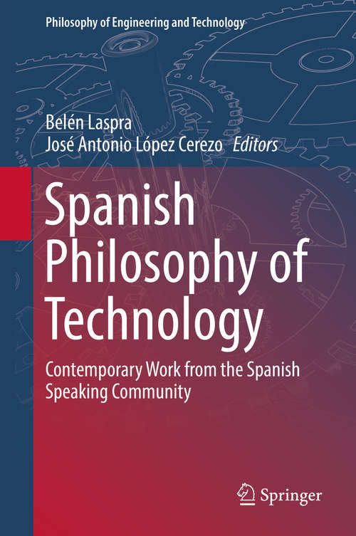Book cover of Spanish Philosophy of Technology