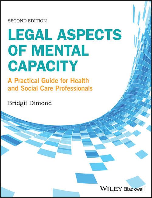 Book cover of Legal Aspects of Mental Capacity