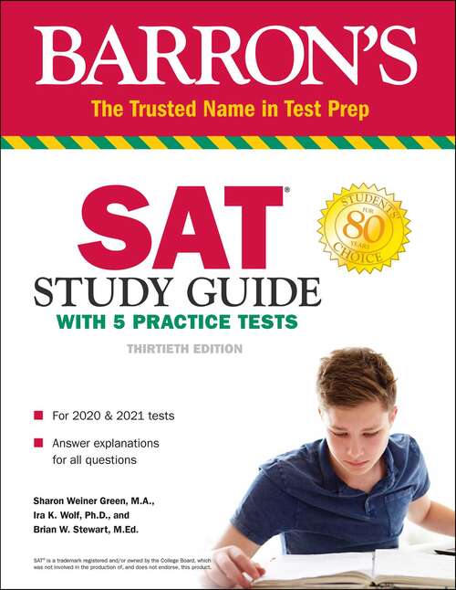 SAT Study Guide with 5 Practice Tests