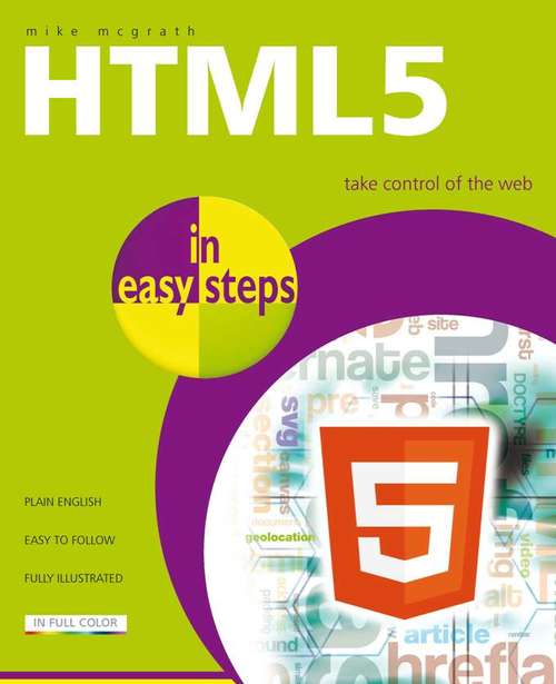 Book cover of HTML5 in Easy Steps
