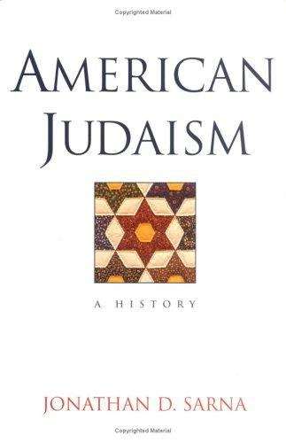 Book cover of American Judaism: A History