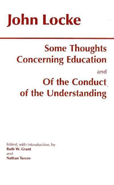 Book cover of Some Thoughts Concerning Education and Of The Conduct Of The Understanding