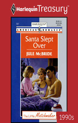 Book cover of Santa Slept Over