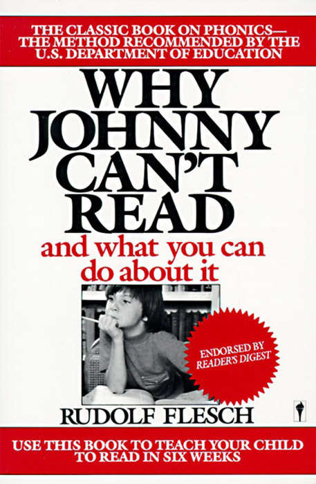 Book cover of Why Johnny Can't Read?