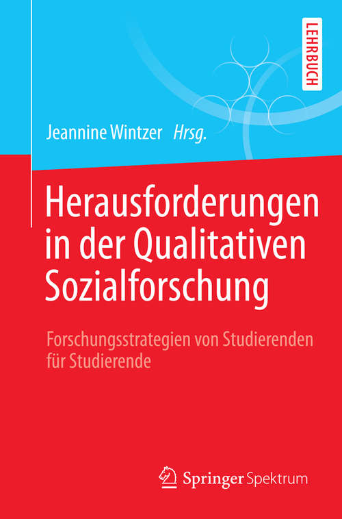 Book cover of Herausforderungen in der Qualitativen Sozialforschung