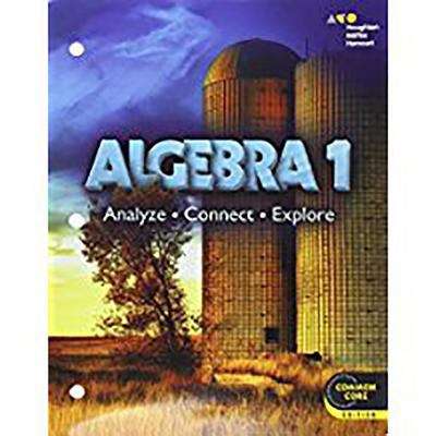 Holt McDougal Algebra 1: Analyze-Connect -Explore
