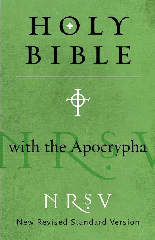 Book cover of NRSV Bible with the Apocrypha